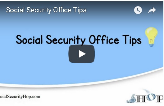 YouTube video of Social Security Office Tips